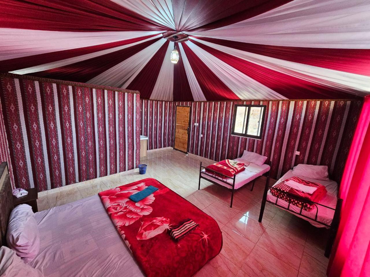 Beduin Star Trail Camp Bed and Breakfast Wadi Rum Eksteriør billede